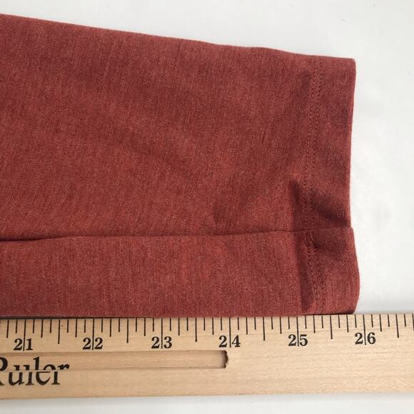 Lou & Grey for Loft Legging Womens Medium Heathered Orange Stretch - Picture 8 of 8